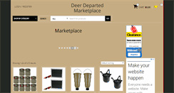 Desktop Screenshot of deerdeparted.com
